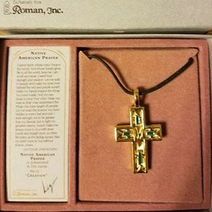 Liz Gatta Native American Prayer Pendant Necklace